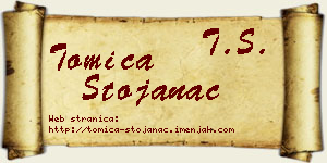 Tomica Stojanac vizit kartica